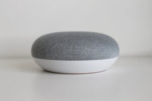 Smart högtalare och Bluetooth-högtalare bredvid varandra — jämförelse av två högtalartyper
