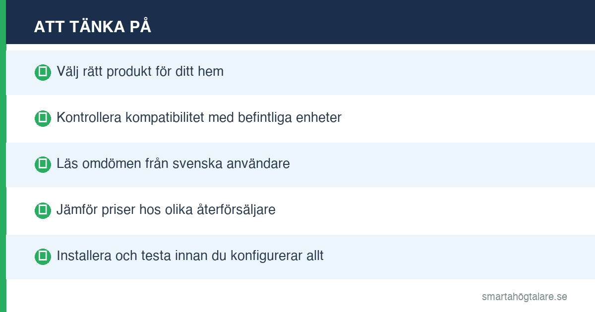 Infografik: Sonos One Recension 2026: Fortfarande Bäst i Klassen?